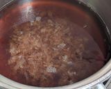 出汁から作った鶏肉と卵の温かい蕎麦作り方6写真