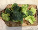 朝食に！ブロッコリーと八朔のサラダ作り方1写真