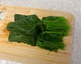 ほうれん草と納豆と焼き海苔の和え物作り方2写真