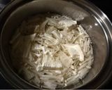 ニラとえのきのとろみ豆腐煮作り方3写真