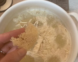 豆腐とエノキと油揚げのお味噌汁♪作り方2写真