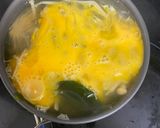 節約キャンプ飯！卵とわかめの春雨スープ！作り方4写真