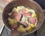 mブリとじゃがいもの塩バター煮作り方6写真