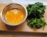 菜の花と卵炒め🍳作り方1写真