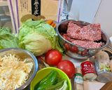 春巻きの皮でパリパリピザタコスバーガー風作り方1写真