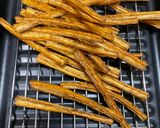 大人のつまみ⭐︎牛蒡のピリ辛甘辛揚げ作り方5写真