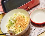 ホットプレートで明太子チーズもんじゃ焼き作り方3写真