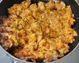 昔ながらのチキンライスで作ったオムライス作り方3写真