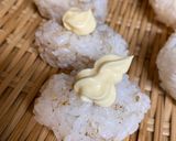 ☆ハモンセラーノで炙り生ハムむすび作り方2写真