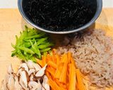 ひじきと梅干しの糸こんにゃく炒め煮作り方1写真
