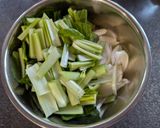 今日の夕食♡ニンニク香る!ラム肉野菜炒め作り方1写真