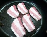 超簡単！豚バラ肉のブルーベリーソース添え作り方2写真