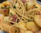 夏の風物詩　桃の絶品パスタ作り方5写真