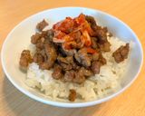焼くだけ！カンタン豚そぼろ丼作り方7写真