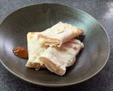 余った餃子の皮ハムチーズブリトー作り方4写真
