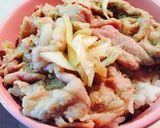 レンチン豚丼作り方5写真