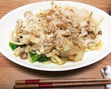 残りもので優しいお味の簡単焼うどん＊作り方8写真