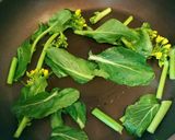 アスパラ菜のベーコン巻き作り方7写真