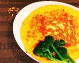 時短レンズ豆のオープンオムレツ作り方4写真