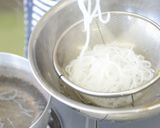 みず菜と油揚げの含め煮作り方2写真