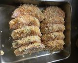 ポテトサラダが残ったらハムカツ！作り方3写真