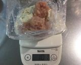 【離乳食】豆腐と鶏ひき肉のつみれ作り方2写真