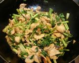 野沢菜と豚肉のコチュジャン炒め作り方5写真