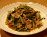 野沢菜と豚肉のコチュジャン炒め作り方6写真