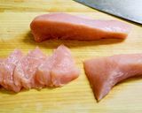 【楽めし】鶏胸肉の一口チキンカツ作り方1写真