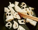マヨ鶏胸肉とレンコンの簡単筑前煮風作り方2写真