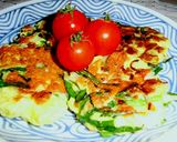 美味しい✿ヘルシー♫はんぺんで野菜お焼き作り方7写真