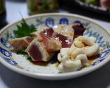 塩マグロとタラの白子をオリーブオイルで作り方6写真