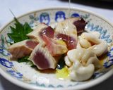 塩マグロとタラの白子をオリーブオイルで作り方7写真