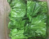 レンジでおひたし、ほうれん草作り方4写真
