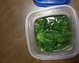 レンジでおひたし、ほうれん草作り方6写真