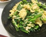 ホタテ缶入り♪小松菜と卵の炒め物作り方6写真