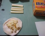 チーズ＋明太子ドレッシングde 一口パン作り方2写真