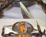 ワタリガニのメス食べ易いさばき方と食べ方作り方2写真