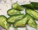 簡単5分＊こく旨白だしトマトときゅうり作り方1写真