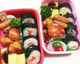 100均アイテムで♡巻きおにぎり作り方5写真