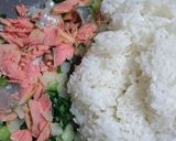 10分朝ご飯♪いつもの塩鮭で簡単ピラフ風作り方2写真