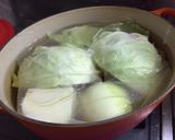 春キャベツとふわふわたまごあんかけ作り方3写真
