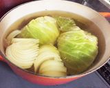 春キャベツとふわふわたまごあんかけ作り方4写真