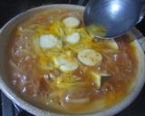 もち麦で雑炊(トマトスープ仕立て)作り方4写真
