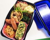 【極厚】菜の花とカニカマの卵焼き作り方6写真