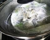 塩たらとキャベツの酒蒸し♪作り方4写真