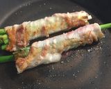 弁当のお供に！豚ばら肉の青ネギ包み！作り方2写真