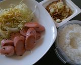 魚肉ソーセージ味つけはごま塩よ❤作り方9写真