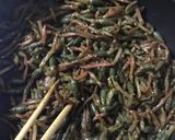 春です！つくしの炒め物作り方5写真