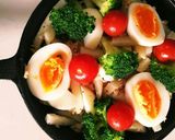 卵とトマトとブロッコリーのツナチーズ焼き作り方3写真